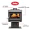 Ashley Hearth Products 1,200 sq ft EPA Certified Pedestal Wood Stove AW1120E-P - alternate 3